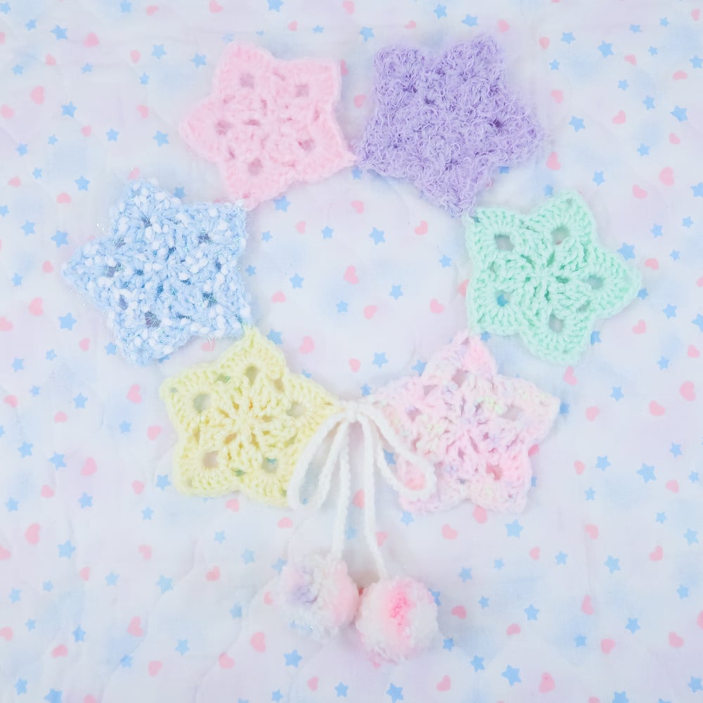 Star Crochet Collar: 06