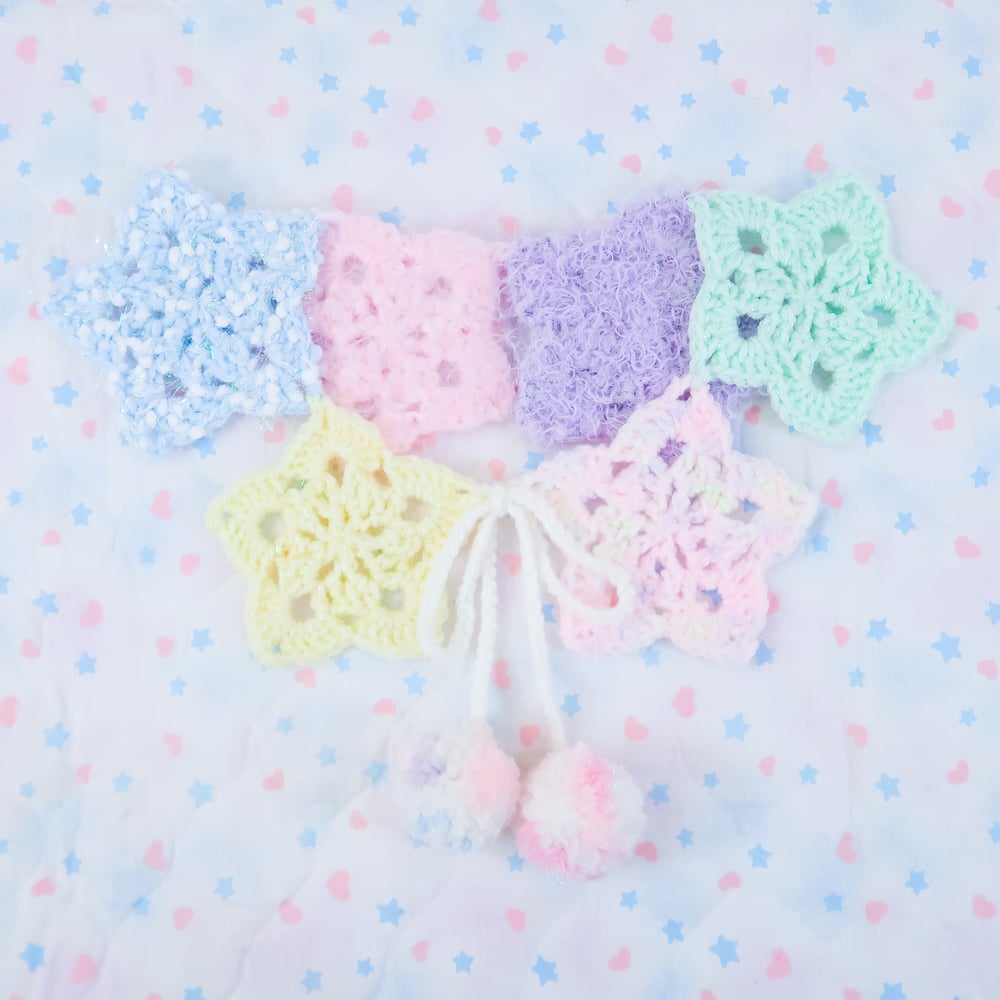 Star Crochet Collar: 06