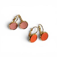 Image 1 of Boucles EVA Corail / Orange