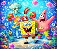 Image 1 of SpongeBob and the gang