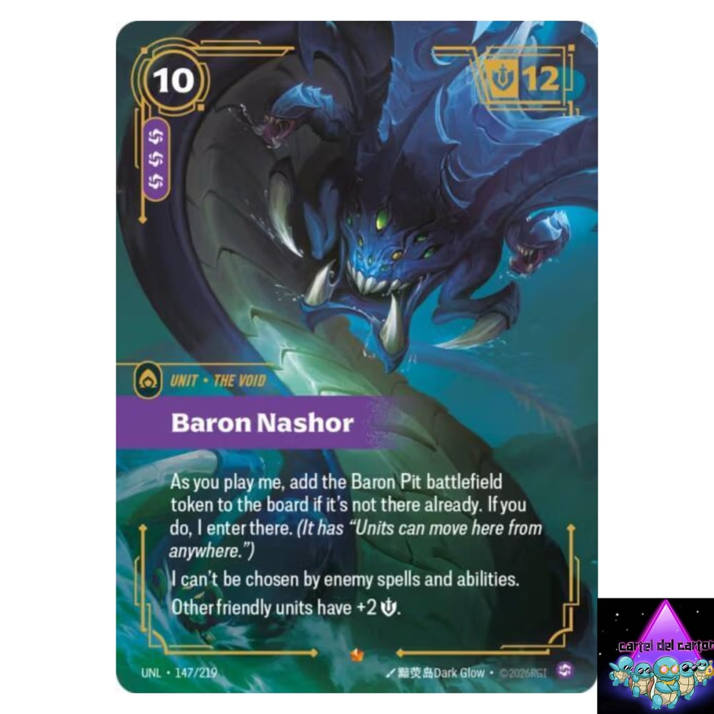 Image of Baron Nashor Unleashed  NM Epic Rare
