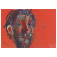 Image 1 of Parted - Sketchbook Drawing in Soft Pastels and Charcoal on Paper 