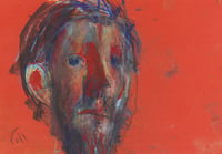Image 2 of Parted - Sketchbook Drawing in Soft Pastels and Charcoal on Paper 