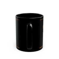 Image 4 of Inspirational Journey Black Mug – 'Conversations Start The Journey' Adventure Coffee Cup