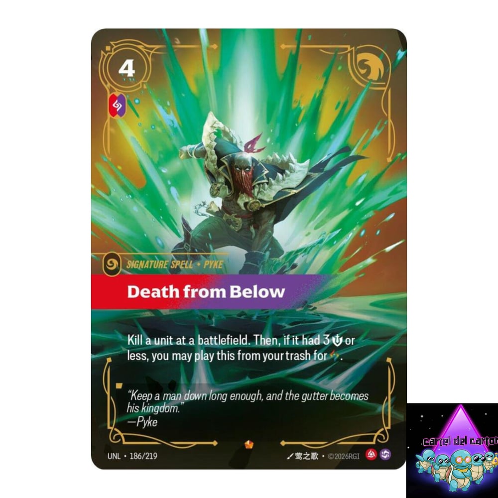 Image of Death From Below Unleashed Signature Spell Epic Rare NM