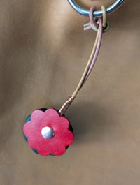 Double-sided Flower Bag Charm