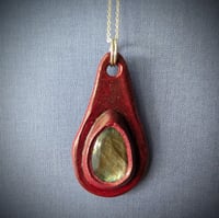 Oval Labradorite Pendant #15