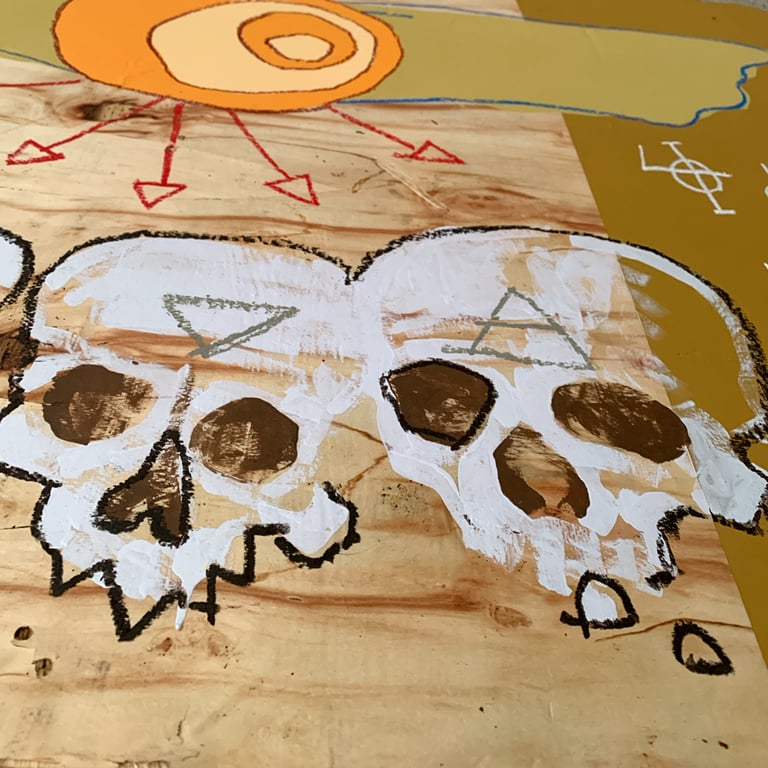 4deaths (original painting) ARCHIVE SALE! Image 4