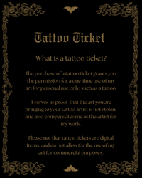 Tattoo Ticket (Digital Item)
