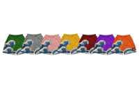 Kanagawa wave shorts