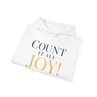Image 3 of Christian Hoodie — "Count It All Joy" (1 Corinthians 12:9)