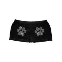 Image 2 of DUMB PUPPY RHINESTONE BOY-SHORTS