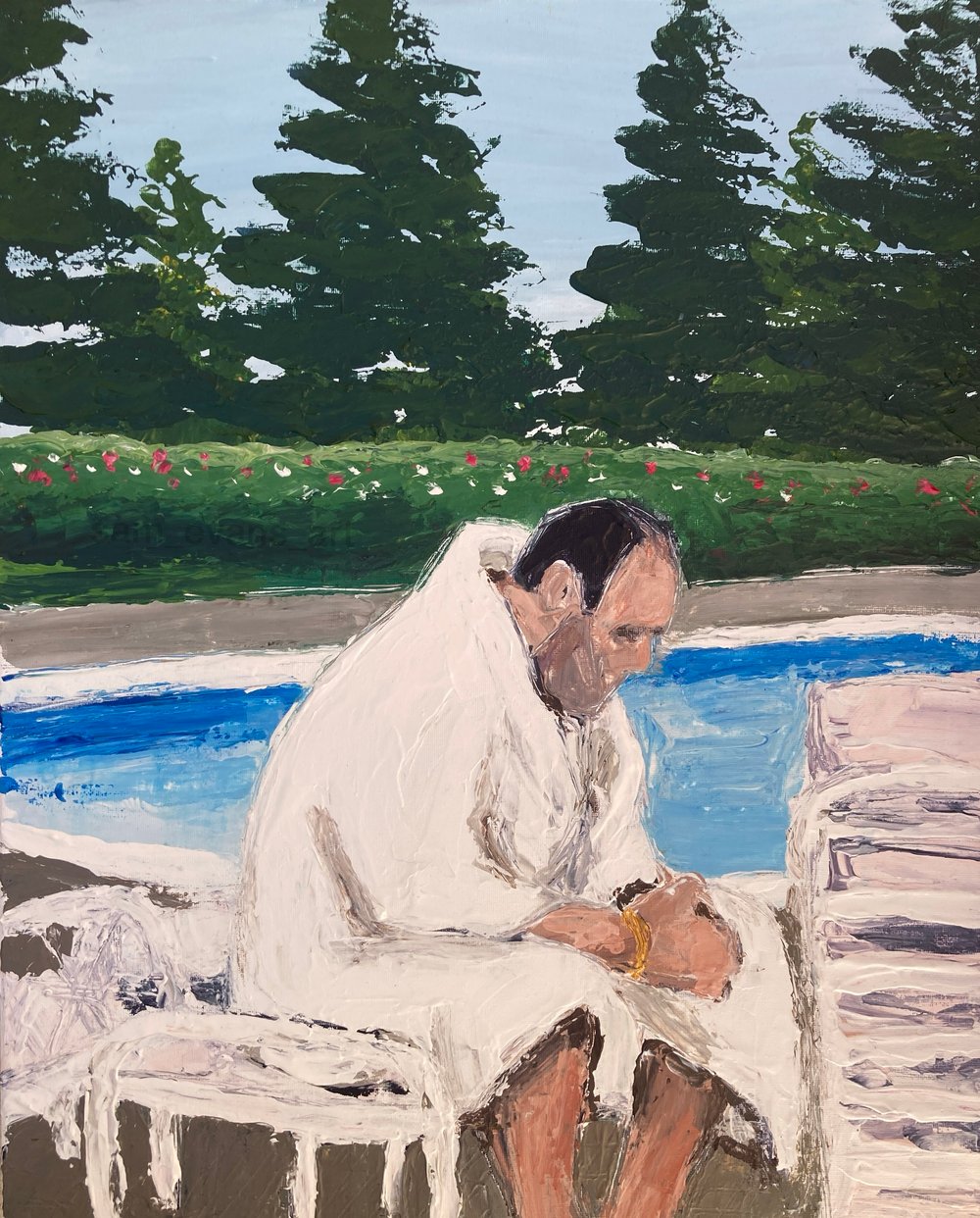 Image of Since the ducks left(original on canvas)