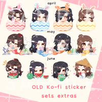 Image 2 of OLD KOFI Sticker Sets 