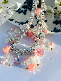 Image 3 of Pink Heart Charm Necklace 