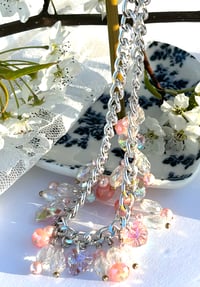 Image 2 of Pink Heart Charm Necklace 
