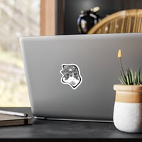 Image 2 of 6 eyed face — Vinyl Sticker 