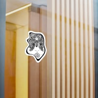 Image 4 of 6 eyed face — Vinyl Sticker 