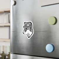 Image 5 of 6 eyed face — Vinyl Sticker 