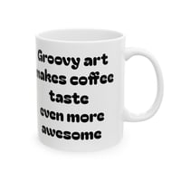 Image 2 of Groovy Art Mug — 11oz & 15oz