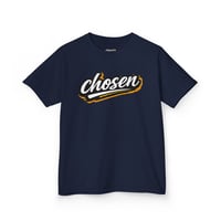 Image 1 of Kids "Chosen" Graphic Tee – Bold Retro Script Youth T‑Shirt