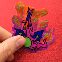 Image 2 of Bootleg Charizard Holo Sticker