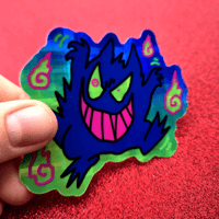 Image 2 of Bootleg Gengar Holo Sticker