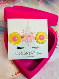 Yellow Daisy Studs