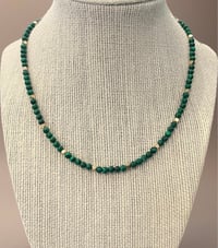 Image 3 of Deep Green Malachite Necklace 