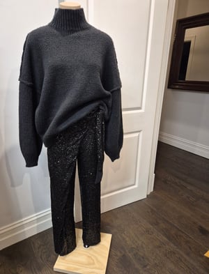 Image of Janelle knit. Black. By BTL the Label.