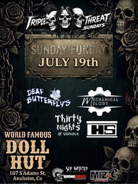 7/19 Triple Threat Sunday Funday at the Doll Hut