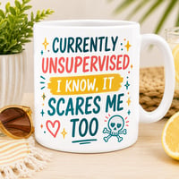 Image 1 of Funny “Unhinged” Mug Collection