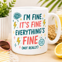 Image 3 of Funny “Unhinged” Mug Collection