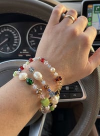 Image 1 of Confetti pearl bracelet 