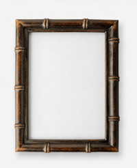 Image 1 of Large Provincial Bamboo Frame