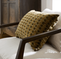 Image 3 of Olive Dot Velvet Cushion