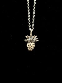Image 1 of Grape Drupe Shell Pendant w/ Sea Urchin Cap 