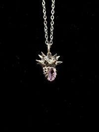 Image 2 of Grape Drupe Shell Pendant w/ Sea Urchin Cap 