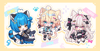 2" daughter keychain - poko rakun, miniko mew, nanako niku