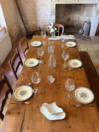 Image 3 of Service assiettes Jules vieillard Bordeaux en terre de fer - Art de la table 