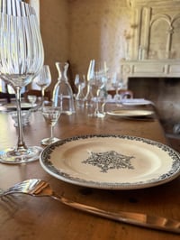 Image 16 of Service assiettes Jules vieillard Bordeaux en terre de fer - Art de la table 