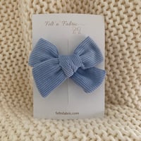Pinwheel bow / Ocean Blue