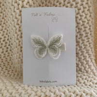 Image 2 of Shimmery Butterfly clip