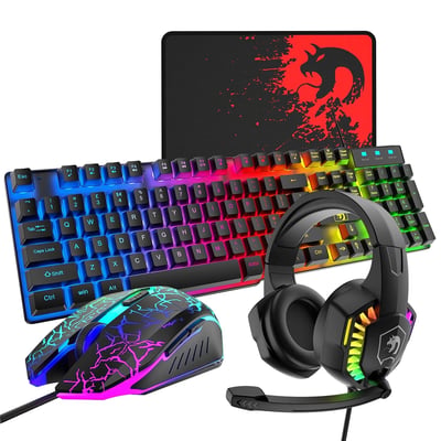 Image of ORZLY “RX250 Essential Pack” – Keyboard, Mouse, Headset &amp; Mousepad Bundle – $74.95