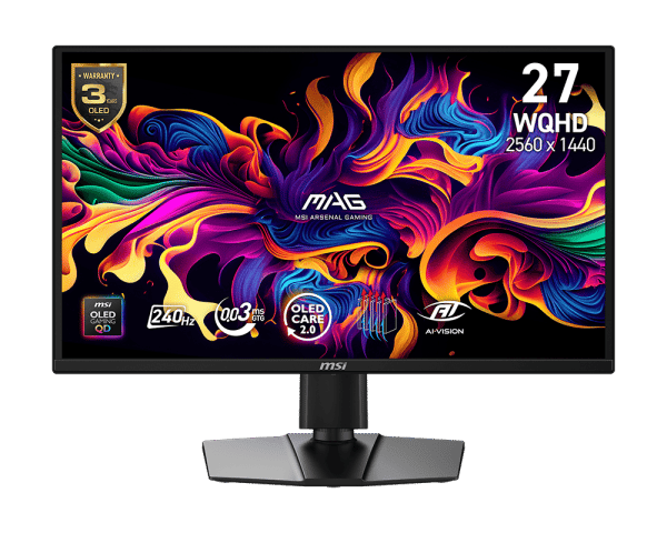 Image of MAG 272UP QD-OLED X24 Gaming Monitor – $649