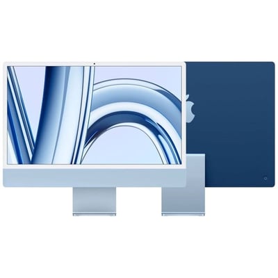 Image of Apple 24 Inch 2021 iMac - 3.2GHz, 256GB SSD/8GB RAM, Apple M1 - Blue