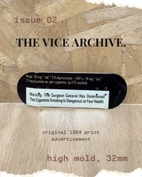 Image 1 of VICE ARCHIVE. ISSUE02. Warning 32mm.