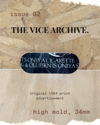 Image 1 of VICE ARCHIVE. ISSUE02. Sterling 34mm.