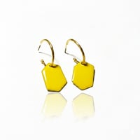 Image 3 of ​Pendientes geométricos esmaltados Moss