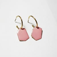 Image 4 of ​Pendientes geométricos esmaltados Moss